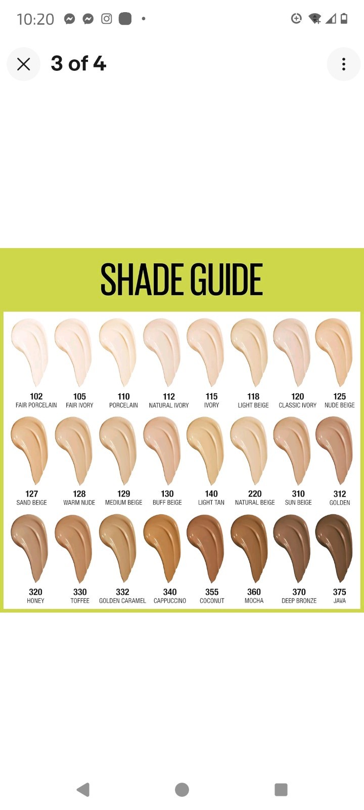 2 Pack Maybelline Super Stay Foundation 30Hr Full Coverage 355 Coconut