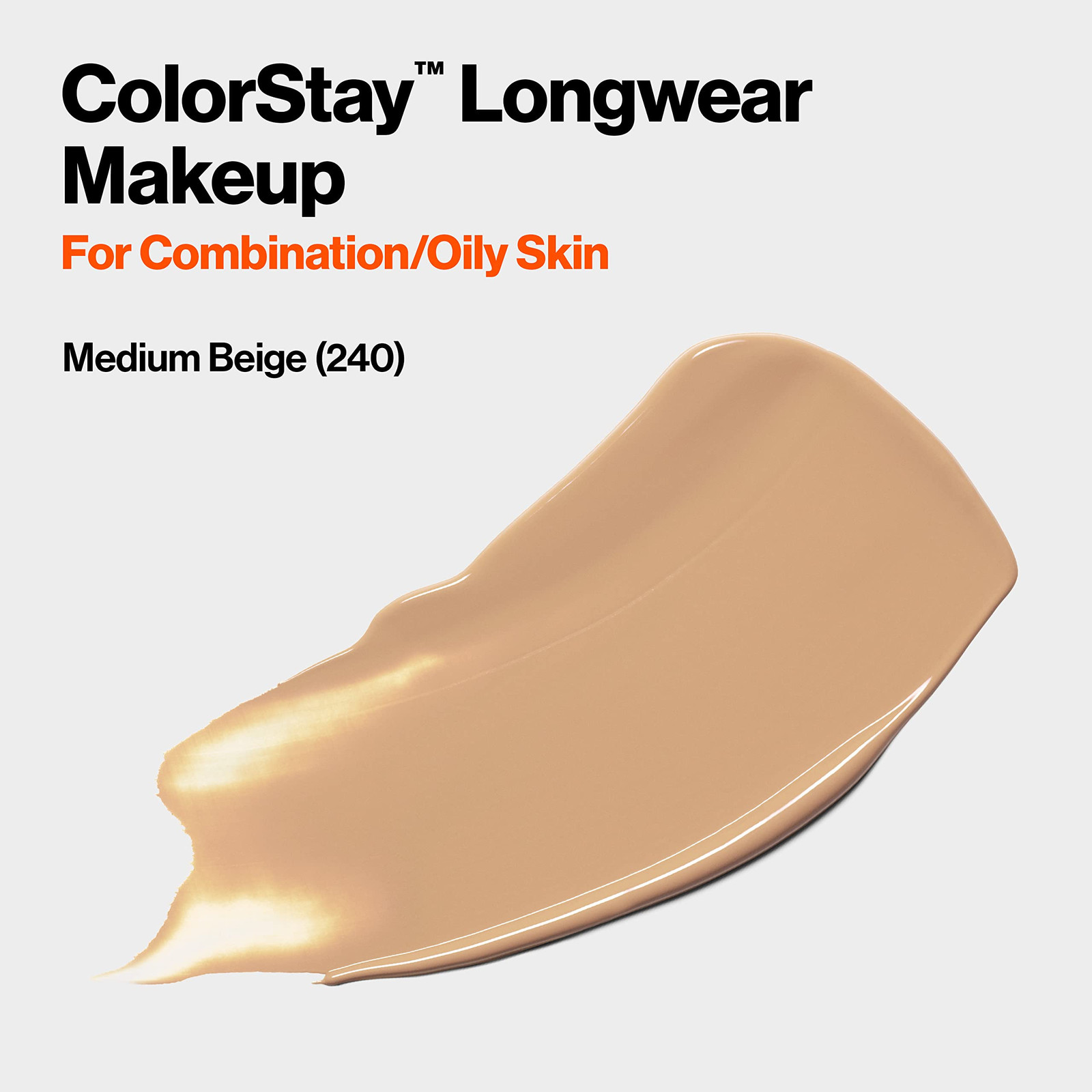 Medium Beige Long Wearing Oil Free Foundation 1 Oz SPF 15 Poreless Matte Finish