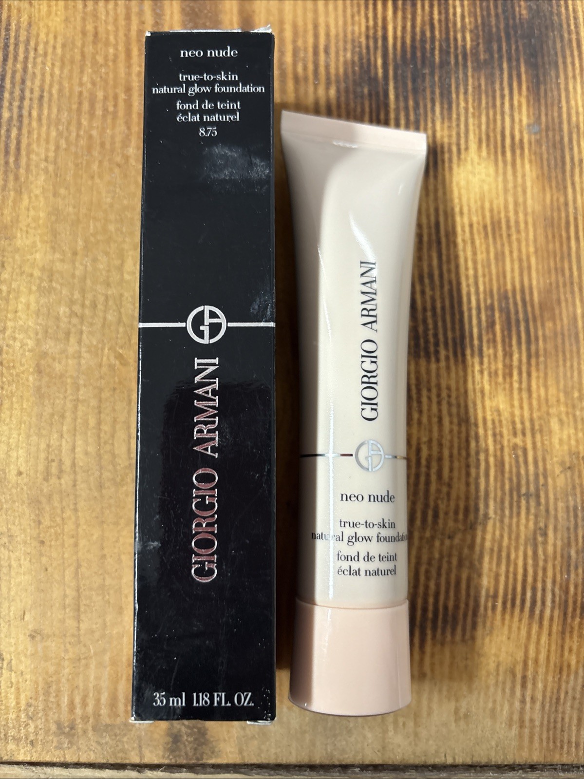 Giorgio Armani Neo Nude True-to-Skin Natural Glow Foundation # 8.75 1.18oz 35ml